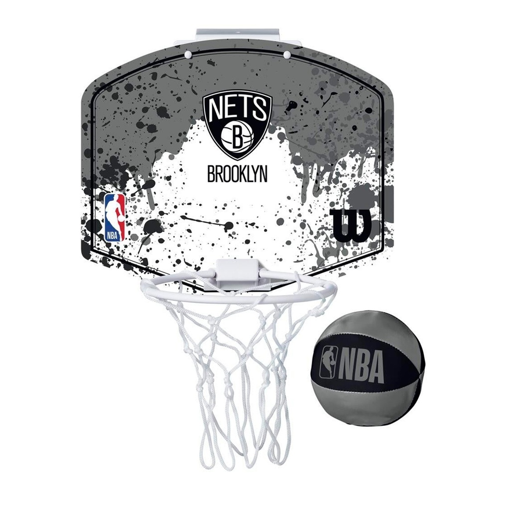 Mini Canasta Wilson Team Mini Hoop NBA Brooklyn Nets