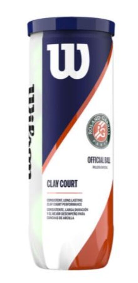 Pelotas Tenis Wilson Roland Garros Clay B3 Bote 3 Pelotas