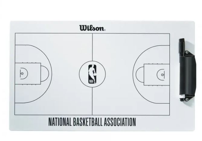 Pizarra Baloncesto Wilson NBA COACHES Dry Erase Board