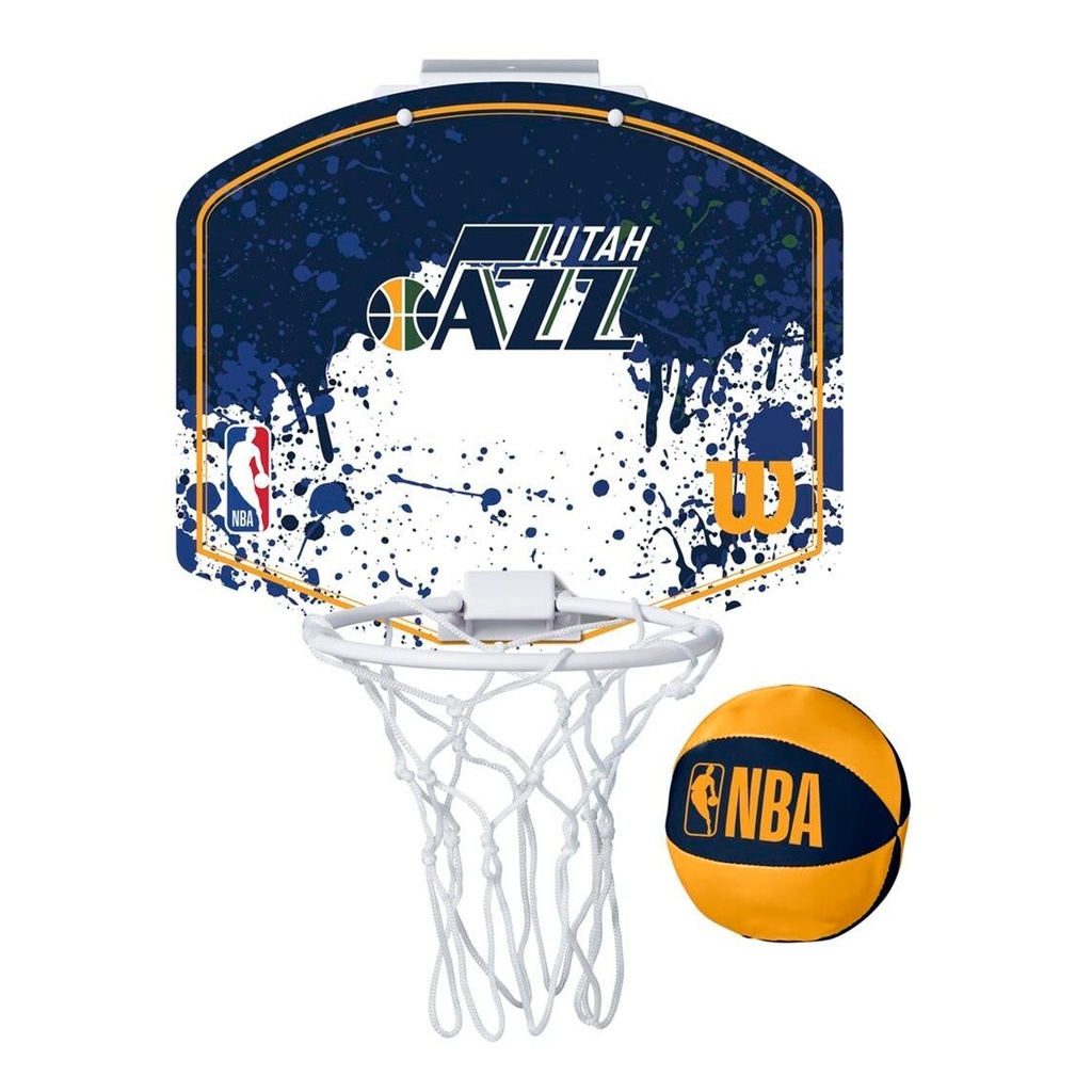 Mini Canasta Wilson NBA Team Mini Hoop Utah Jazz