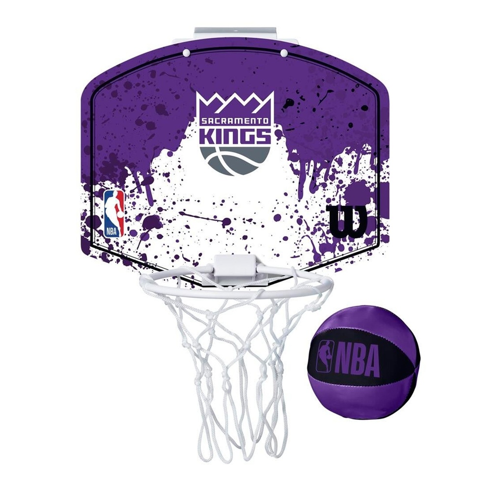 Mini Canasta Wilson NBA Team Mini Hoop Sacramento Kings