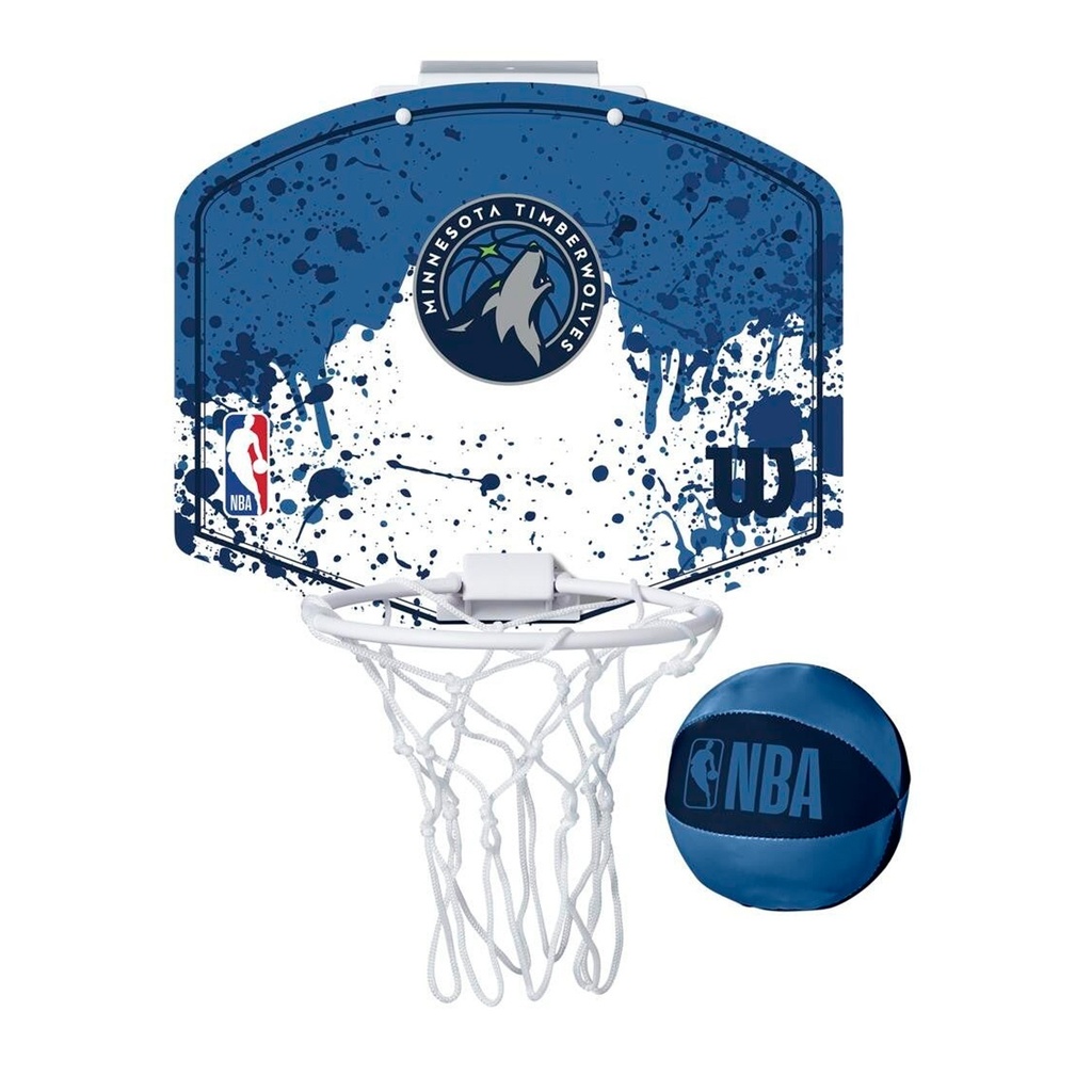 Mini Canasta Wilson Team Mini Hoop NBA Minnesota Timberwolves