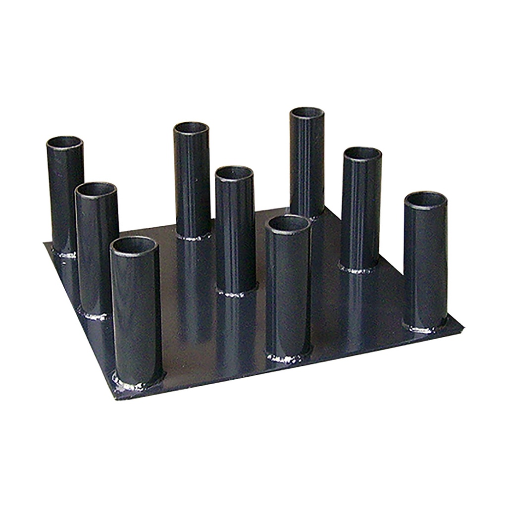 Soporte Vertical 9 Barras Olimpicas Softee 50mm.
