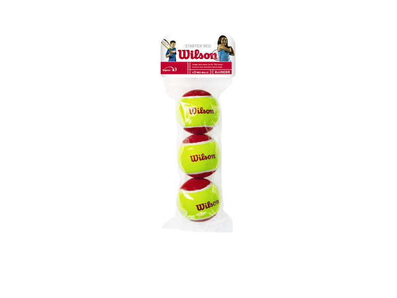Pelotas Wilson Principiante Punto Rojo 3 pelotas