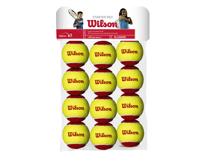 Pelotas Wilson Principiante Punto Rojo 12u