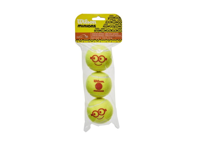 Pelotas Tenis Wilson Iniciación Minions Stage 2 Bolsa 3 pelotas