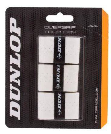 Overgrips Dunlop TOUR DRY 3 unidades