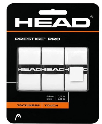 [DAA9528-BL] Overgrips Head Prestige Pro Blíster 3 unid (Blanco)