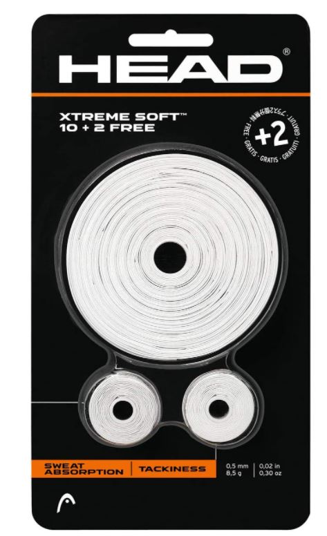 Overgrips Head Xtreme Soft Blíster 12 Unidades