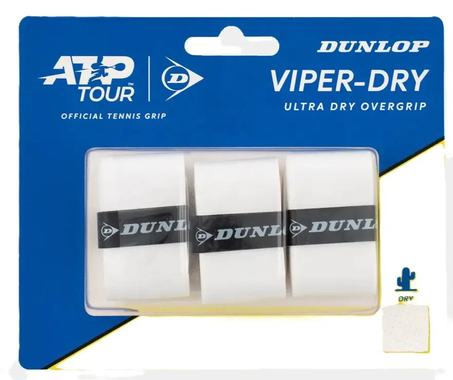 Overgrips Microperforados Dunlop VIPER DRY 3 overgrips