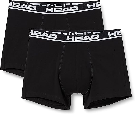 Boxer Head Basic Boxer 2 Pares Negro