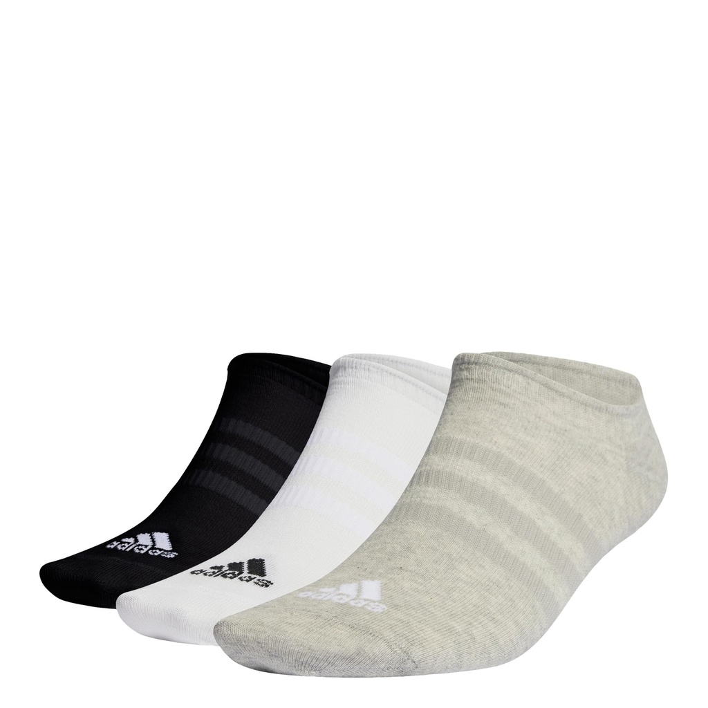 Calcetines adidas Sportswear Invisibles 3 Pares Blanco/Negro/Gris
