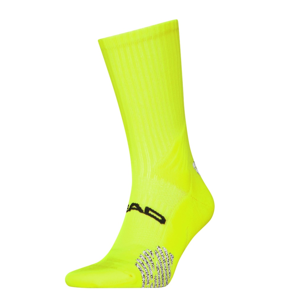 Calcetines Head Pádel Crew 1 Par Amarillo