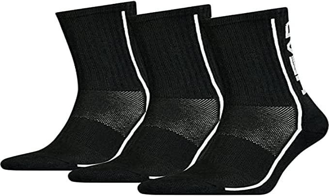 Calcetines Head Performance Crew 3u Negro