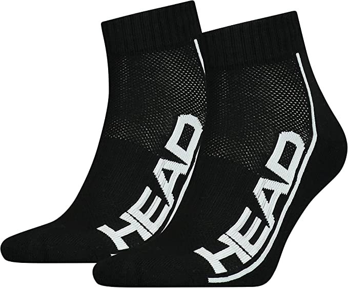 Calcetines Head Performance Quarter 2 Pares Negro Talla 35/38