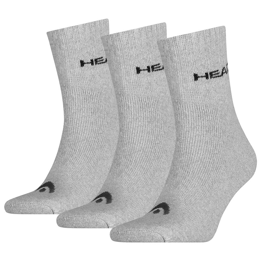 Calcetines Head Short Crew 3 Pares Gris