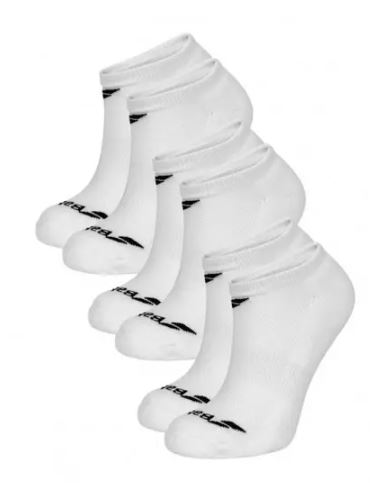 Calcetines Babolat Invisible Junior 3 Pares Blanco Talla 31/34