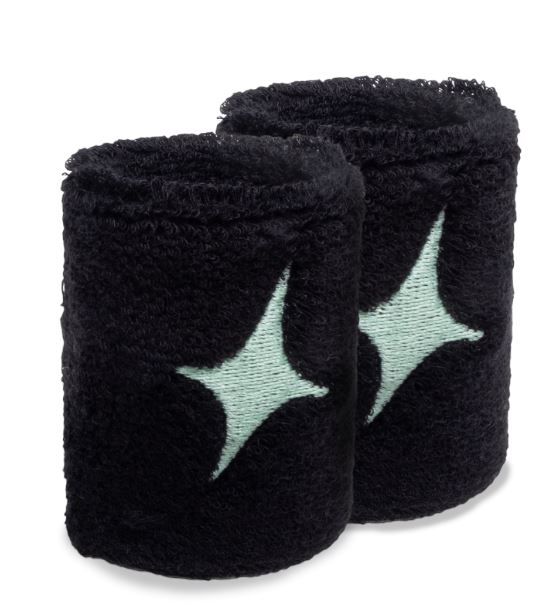 Muñequeras Pádel Starvie 2u 6.5cm Negro Verde