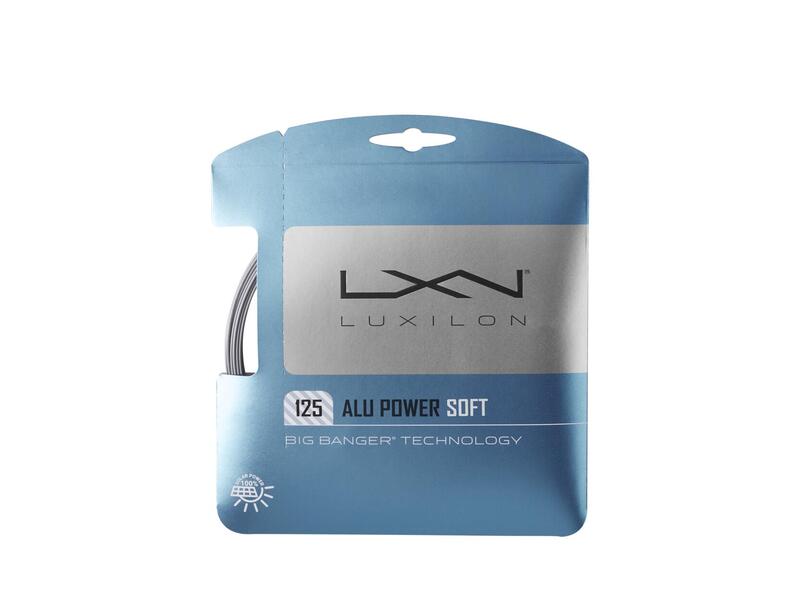 Cordaje Tenis Luxilon ALU Power Soft 1.25mm Set 12.2m Plata