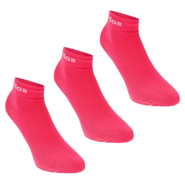 Calcetines adidas Tobilleros Mujer Pack 3 Rosa Talla 35/38