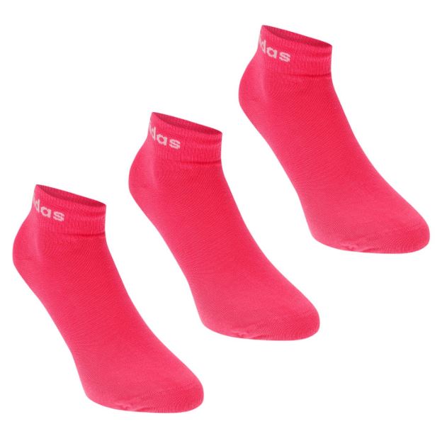 Calcetines adidas Tobilleros Mujer Pack 3 Rosa Talla 35/38