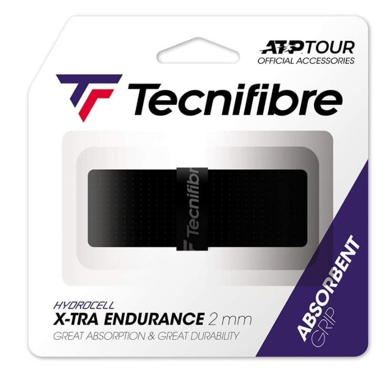 Grip Tenis Tecnifibre X-TRA Endurance ATP Tour 2 mm Negro