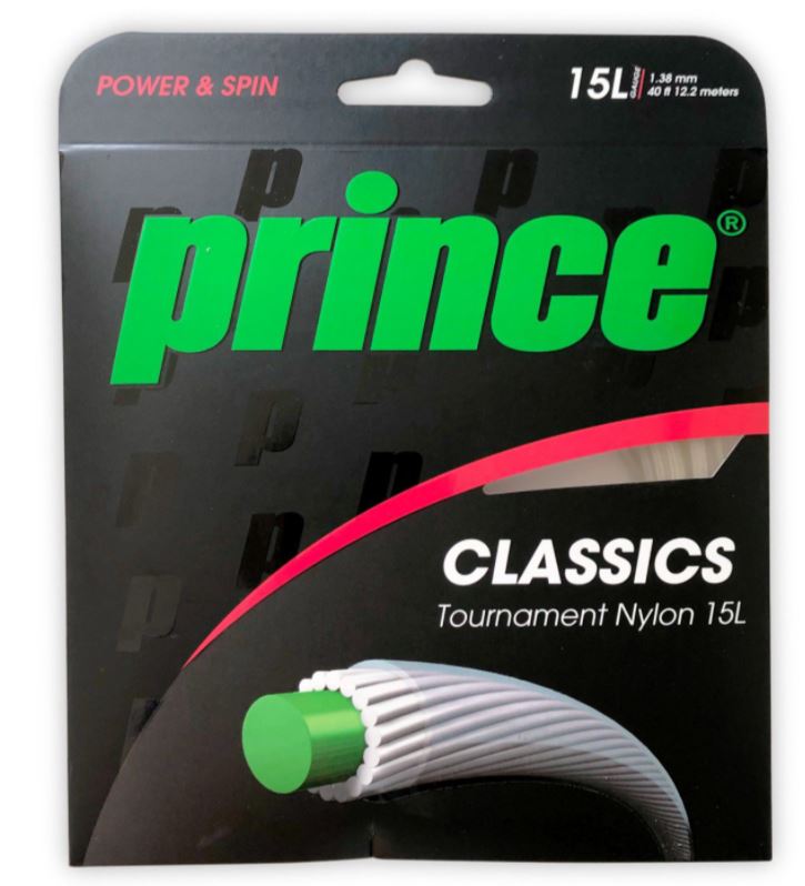 Cordaje Tenis Prince Tournament Nylon Set 12m 1.38mm Natural
