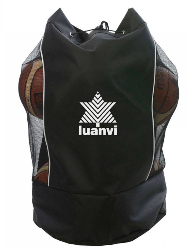 Saco Porta Balones Luanvi Basic Negro