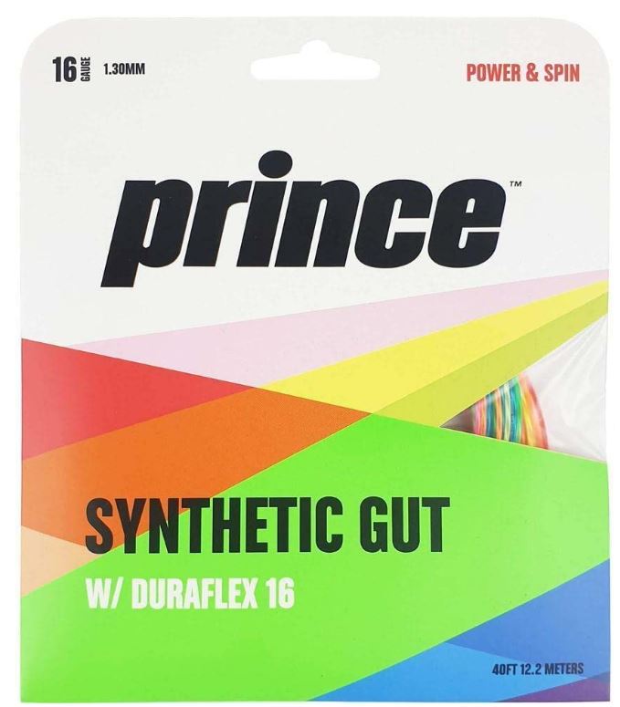 Cordaje Tenis Prince Synthetic Gut Set 12m 1.30mm Rainbow