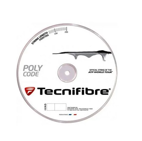 Cordaje Tenis Tecnifibre POLY CODE 1.30mm 200m Negro