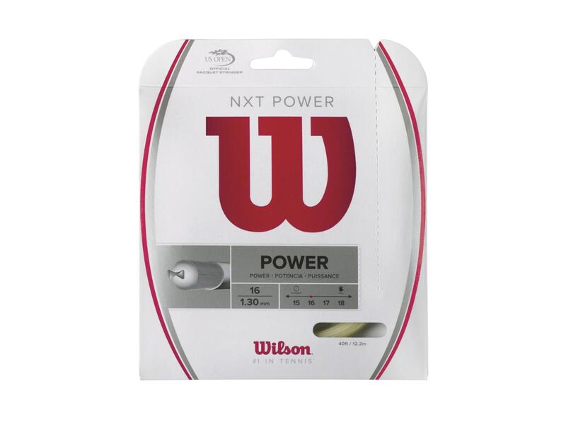 Cordaje Tenis Wilson Nxt Power 1.30mm Set Natural