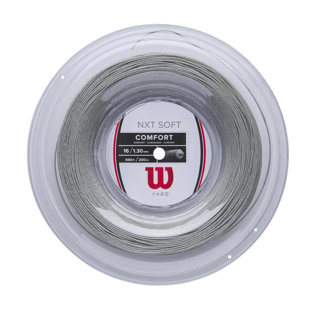 Cordaje Tenis Wilson NXT Soft 200m 1.30mm Plata