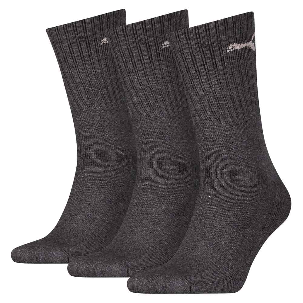 Calcetines Puma Regular Crew Pack 3 Pares Antracita