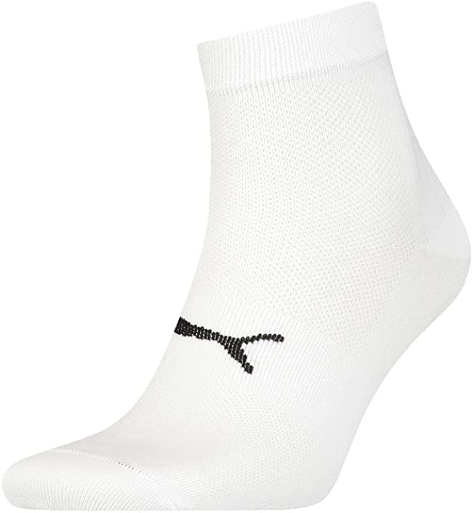 Calcetines Puma Sport Light Quarter Pack 2u Blanco