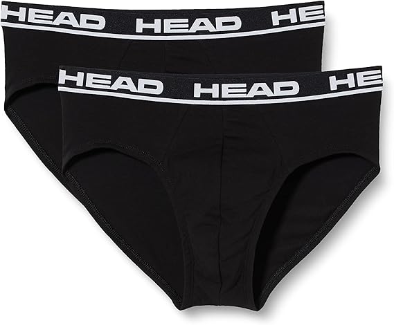 Boxer Head Men Brief 2 Pares Negro