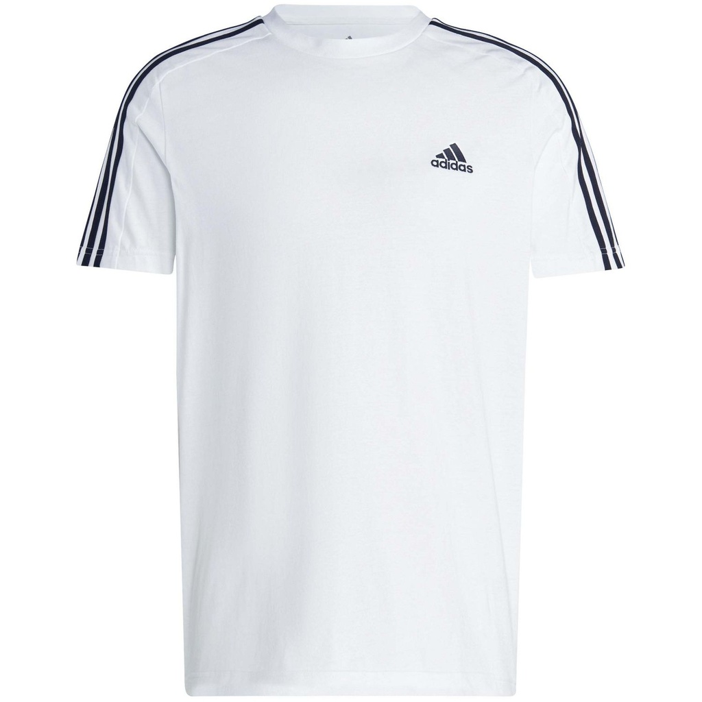 Camiseta adidas 3 Stripes Blanco Hombre