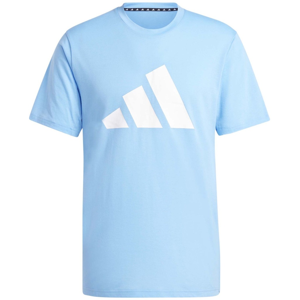 Camiseta adidas Training AEROREADY Logo Azul Claro/Blanco