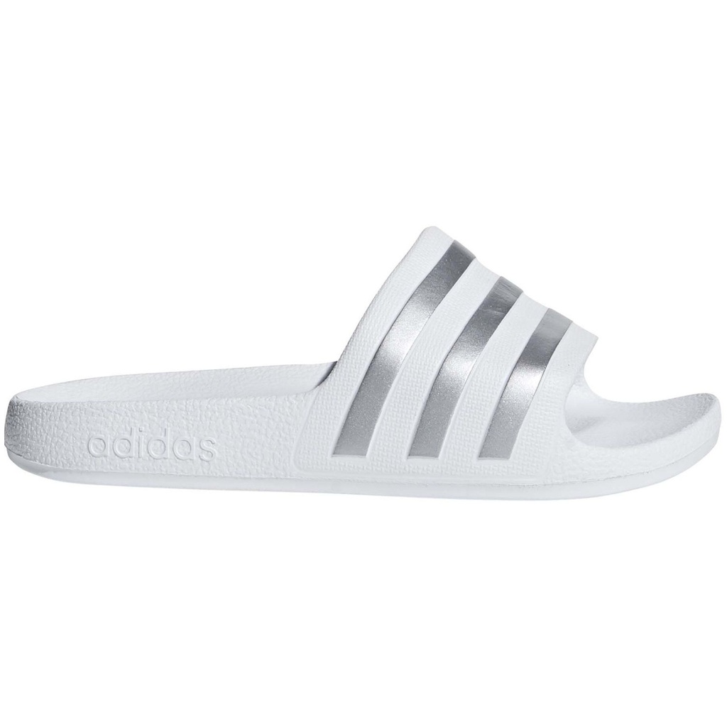 Chanclas adidas Adilette Aqua K Junior Blanco/Plata