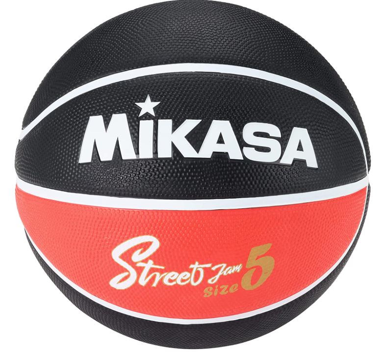 Balón Baloncesto Mikasa BB Negro Rojo