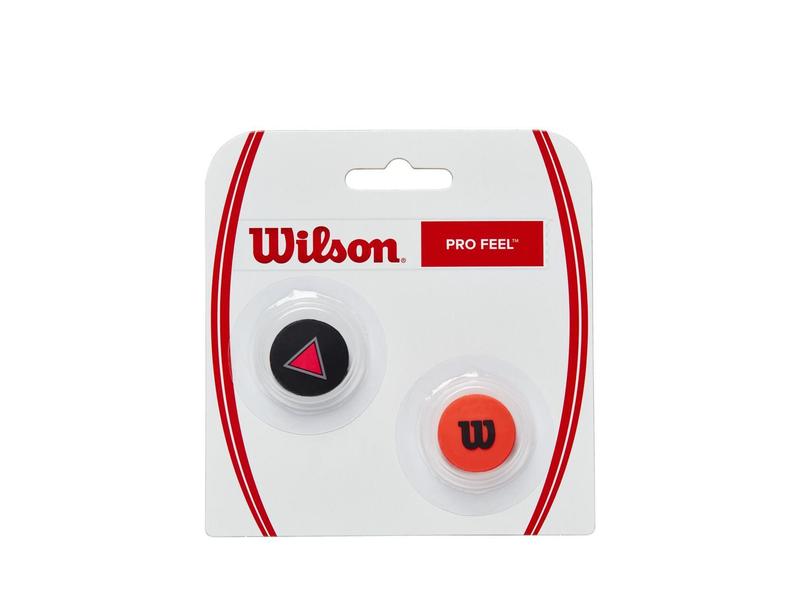 Antivibradores Wilson Pro Feel Clash Dampeners Negro/Rojo