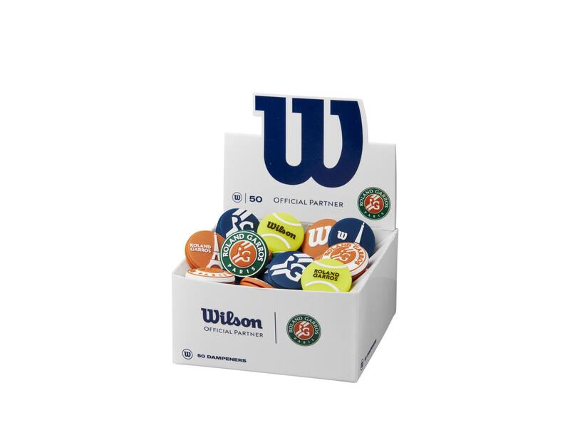 Antivibradores Wilson Roland Garros 2024 Caja 50 unidades