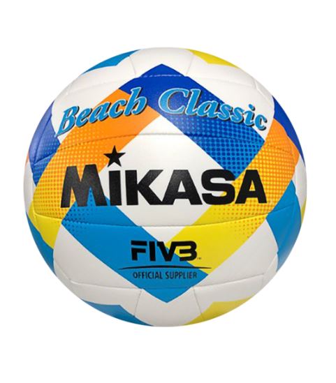 Balón Voleibol Mikasa V543C Blanco Amarillo Azul