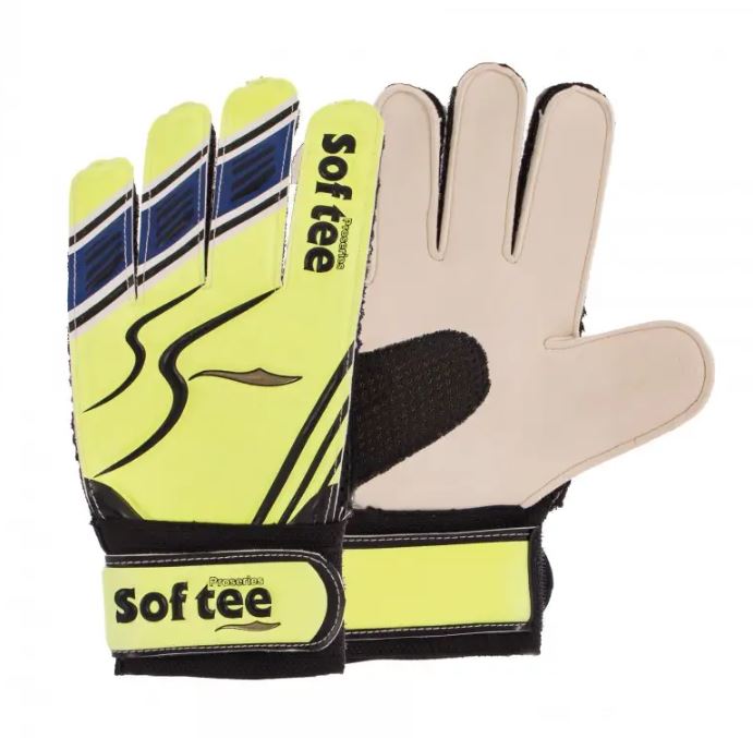 Par de Guantes PORTERO Softee America Amarillo Fluor 