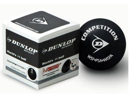 Bola Squash Dunlop COMPETITION Punto Amarillo