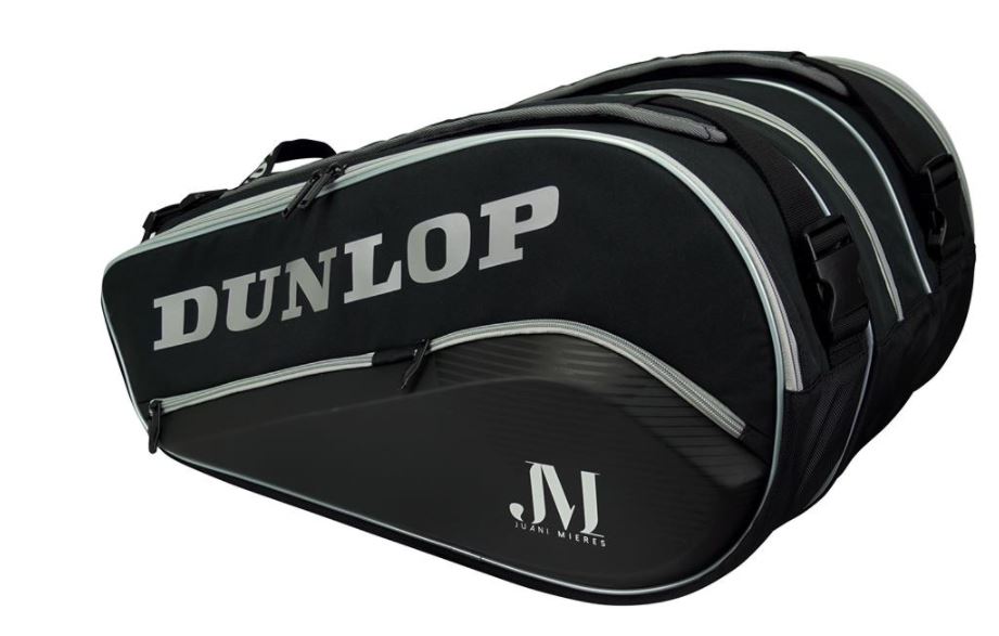 Bolsa Paletero Dunlop Elite Negro Plata