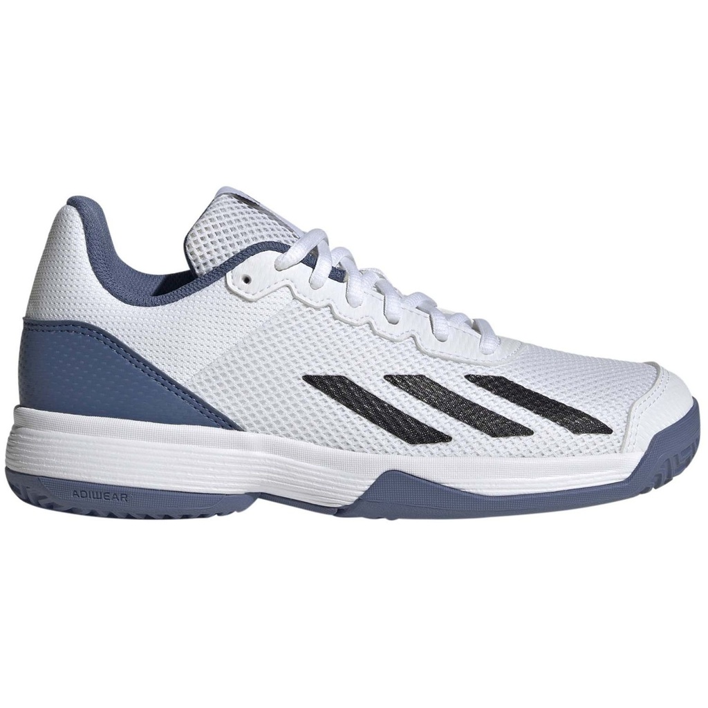 Zapatillas adidas Courtflash Kids Blanco/Azul