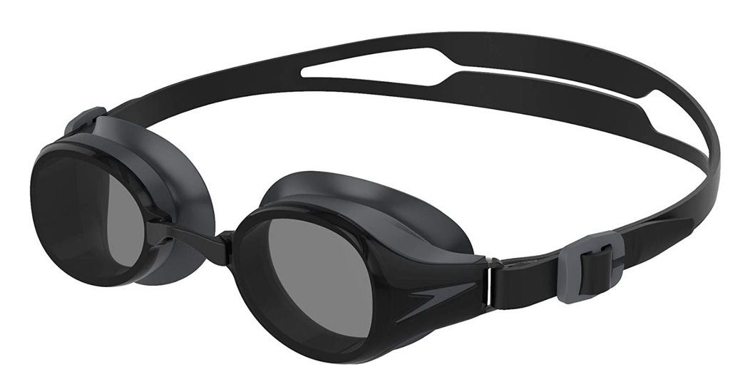 Gafas Natación Speedo Fitness Hydropure Negro Gris Humo