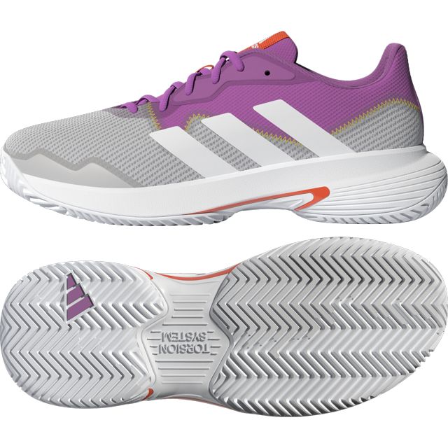 Zapatillas adidas CourtJam Control W semi Pulse Mujer Gris Lila