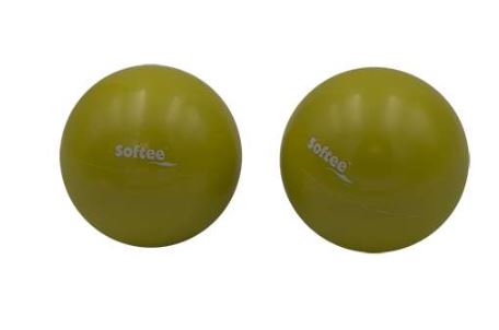 Pelota Pilates Softee Peso sin Empuñadura 500grs 2u