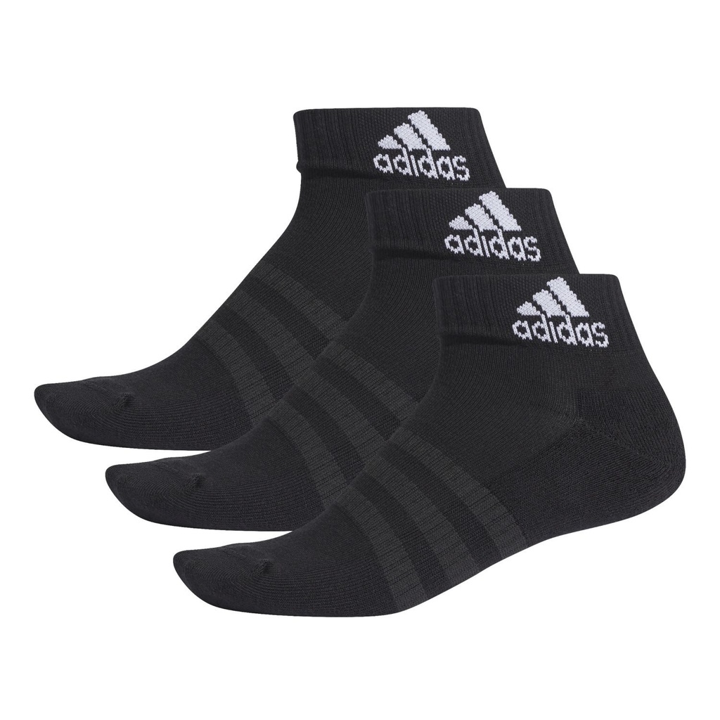 Calcetines adidas Cushioned Cortos Unisex 3 Par Negro